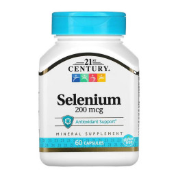 Selenium 200 mcg - 60 caps 21st Century