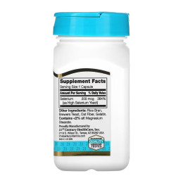 Selenium 200 mcg - 60 caps 21st Century