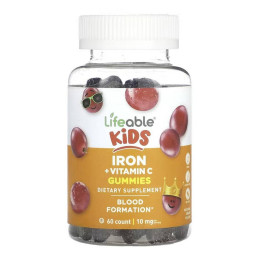 Iron + Vitamin C Kids - 60 gummies Lifeable