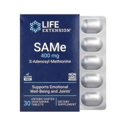 SAMe 400 mg - 30 tabs Life Extension