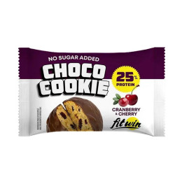 Choco Cookie 25% - 10x40g Cranberry Cherry FitWin
