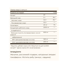 Omega-3 Fish Oil Concentrate - 120 softgels Solgar