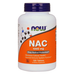 NAC 1000 mg 120 tabl NOW