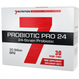 Пробіотики Probiotic Pro 24 Strain 30 Billon CFU + Prebiotic 30caps 7Nutrition