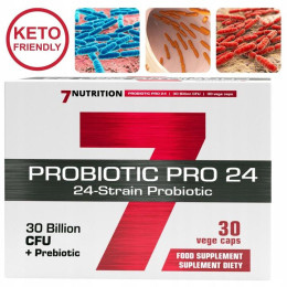 Пробіотики Probiotic Pro 24 Strain 30 Billon CFU + Prebiotic 30caps 7Nutrition