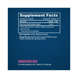 Екстракт маки перуанської Haya Labs Maca 500 mg 60 caps