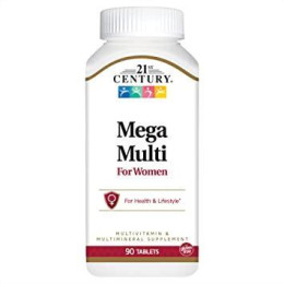 Вітаміни Mega Multi for Women 90 tabs 21st Century