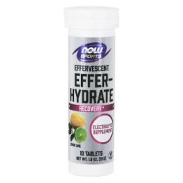 Effer-Hydrate 10 Tablets (Lemon Lime) NOW