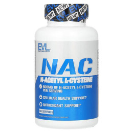 N-Ацетил-L-Цистеїн Evlution Nutrition NAC 600 mg 60 Veggie Capsules Evlution Nutrition
