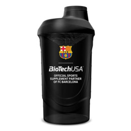 Шейкер Shaker FC Barcelona BiotechUSA 600 мл, Black BioTech