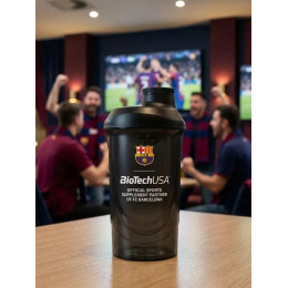 Шейкер Shaker FC Barcelona BiotechUSA 600 мл, Black BioTech
