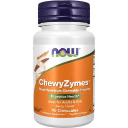 Травні ферменти NOW ChewyZymes 90 chewables NOW