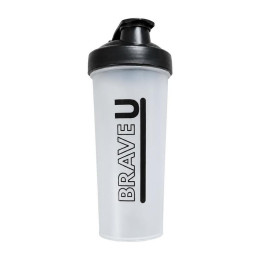 Brave U Shaker With Metal Ball (600 ml, transporent)