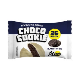 Choco Cookie 25% - 10x40g Black White FitWin
