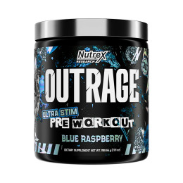 Outrage - 30 serv Blue Raspberry Nutrex
