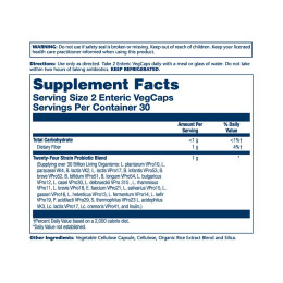 Super Multidophilus 24 Strain Probiotic 30 Billion Cfu - 60 vcaps Solaray