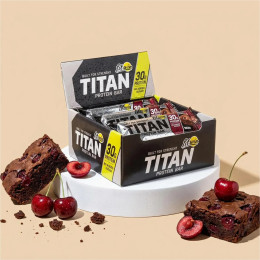 TITAN BAR - 9x85g Cherry Brownie FitWin