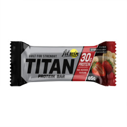 TITAN BAR - 9x85g Strawberry Banana FitWin