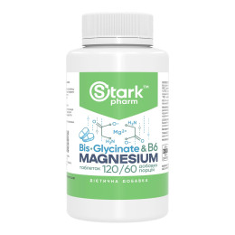Magnesium Bis-Glycinate +B6 - 120 tabs Stark Pharm