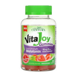 VitaJoy Melatonin 10 mg - 60 gummies 21st Century