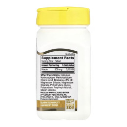 Niacin 500 mg - 100 tabs 21st Century