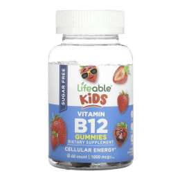 Vitamin B12 Kids Sugar Free - 60 gummies Lifeable