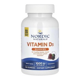 Vitamin D3 Gummies - 120 gummies Nordic Naturals