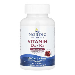 Vitamin D3 + K2 - 60 gummies Nordic Naturals