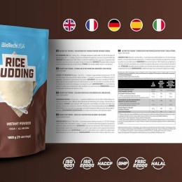 Рисовий пудинг Biotech Rice Pudding 1000 г BioTech