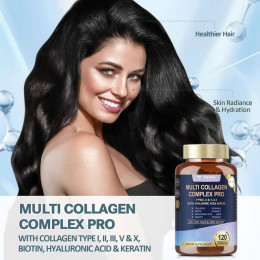 Комплекс колагену Totaria Health Multi Collagen Complex 120 caps 40 serv
