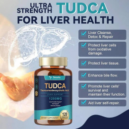 Тауроурсодезоксихолева кислота Totaria Health TUDCA 120 mg 120 caps 60 serv