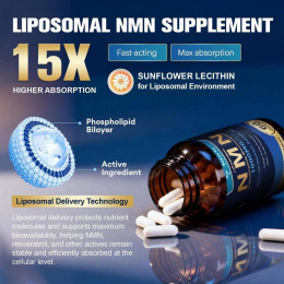 Нікотинамідмононуклеотид Totaria Health NMN 1000 mg 60 caps 30 serv
