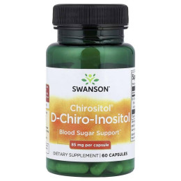 БАД Swanson Chirositol D-Chiro-Inositol 85 mg — 60 capsules Swanson