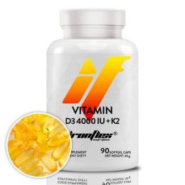 Вітамін D3 + K2 IronFlex Vitamin D3 4000 + K2 90 softgel IronFlex
