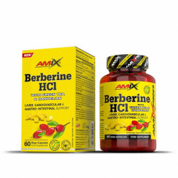Берберин з екстрактами зеленого чаю та кульбаби Amix Nutrition AmixPro Berberine HCl with GreenTea & Dandelion 60cps Amix Nutrition