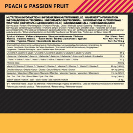 Амінокислота Optimum Nutrition Train and Sustain 266g (Персик маракуя) EU Optimum Nutrition