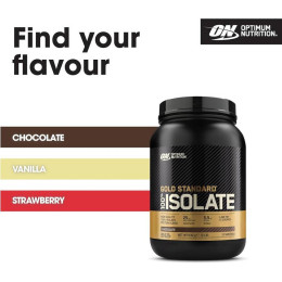 Протеїн Optimum Nutrition Gold Standart 100% Isolate 930g (Chocolate) EU Optimum Nutrition