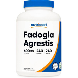 Фадогія агрестис Nutricost Fadogia Agrestis 600 mg 240 Capsules