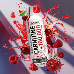 Жироспалювач Amix Nutrition Carnitine 100.000 1000 мл, Cherry-Raspberry Amix Nutrition