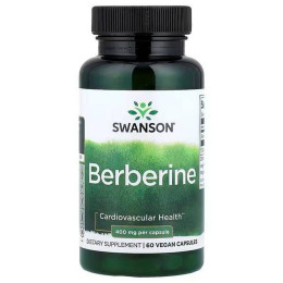 Берберін Swanson Berberine 400 мг 60 капсул Swanson