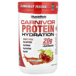 Протеїн MuscleMeds Carnivor Protein Hydration 500 g (Cherry Lime) MuscleMeds