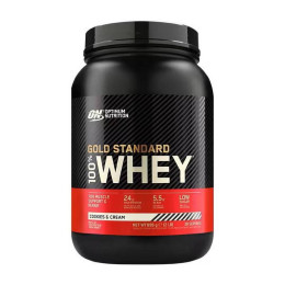 Протеїн Optimum Nutrition Gold Standard 100% Whey 908 g (Cookies Cream) EU Optimum Nutrition