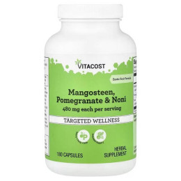 Mangosteen, Pomegranate & Noni, 180 Capsules Vitacost