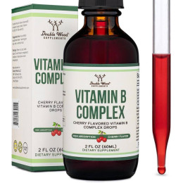 Комплекс вітамінів групи B Double Wood Supplements Vitamin B Complex Drops, 60 ml