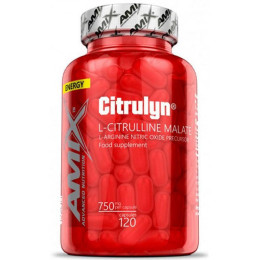 L-цитрулін малат Amix Nutrition CitruLyn 750mg 120cps Amix