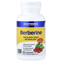 Берберин Berberine, 60 Capsules Enzymedica