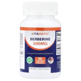Берберин Berberine, 500 mg, 60 Vegetable Capsules