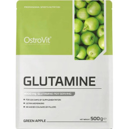 Глютамін L-glutamine 500g (Green apple) OstroVit