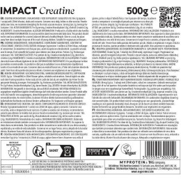 Креатин Creatine Monohydrate 500g (Berry blast) Myprotein