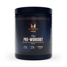 Передтренувальний комплекс The Pre-Workout 471g 30serv (Orange, Mango & Passionfruit) Myprotein